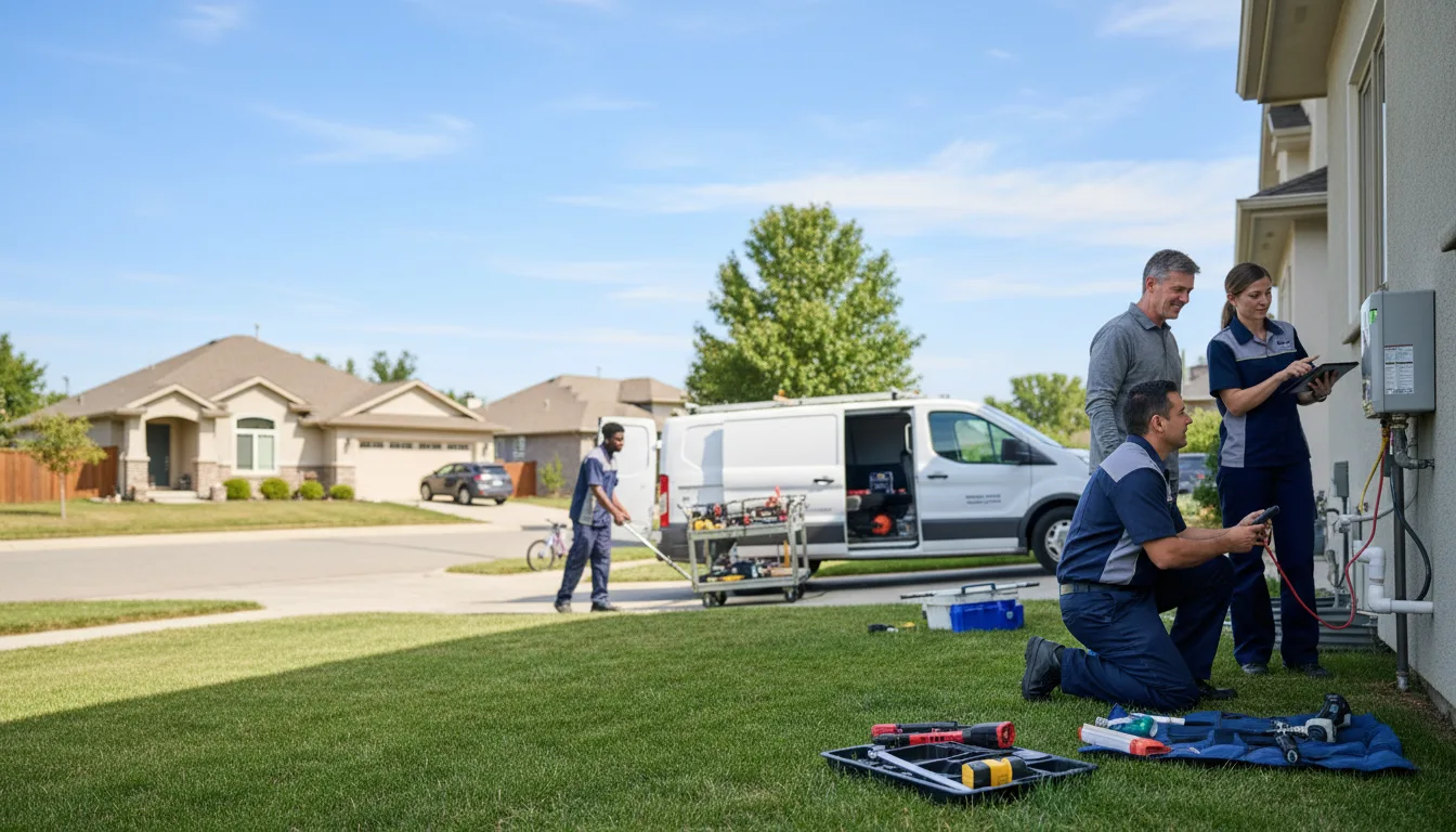 Tankless water heater service in Lewis, IA